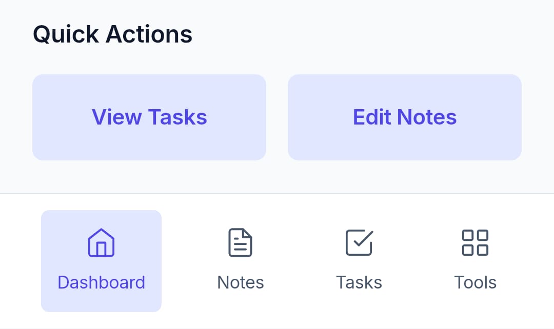 Notes & Tasks