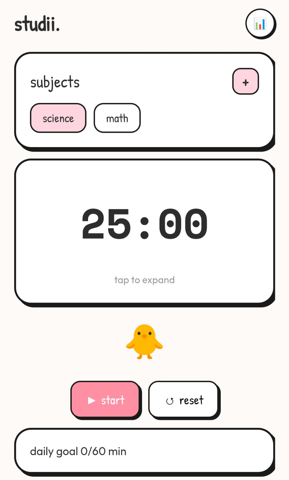 Main focus interface